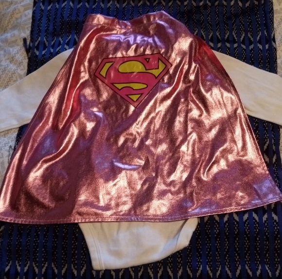 SuperMan Onesie w/Cape, 6 Months - Picture 2 of 2
